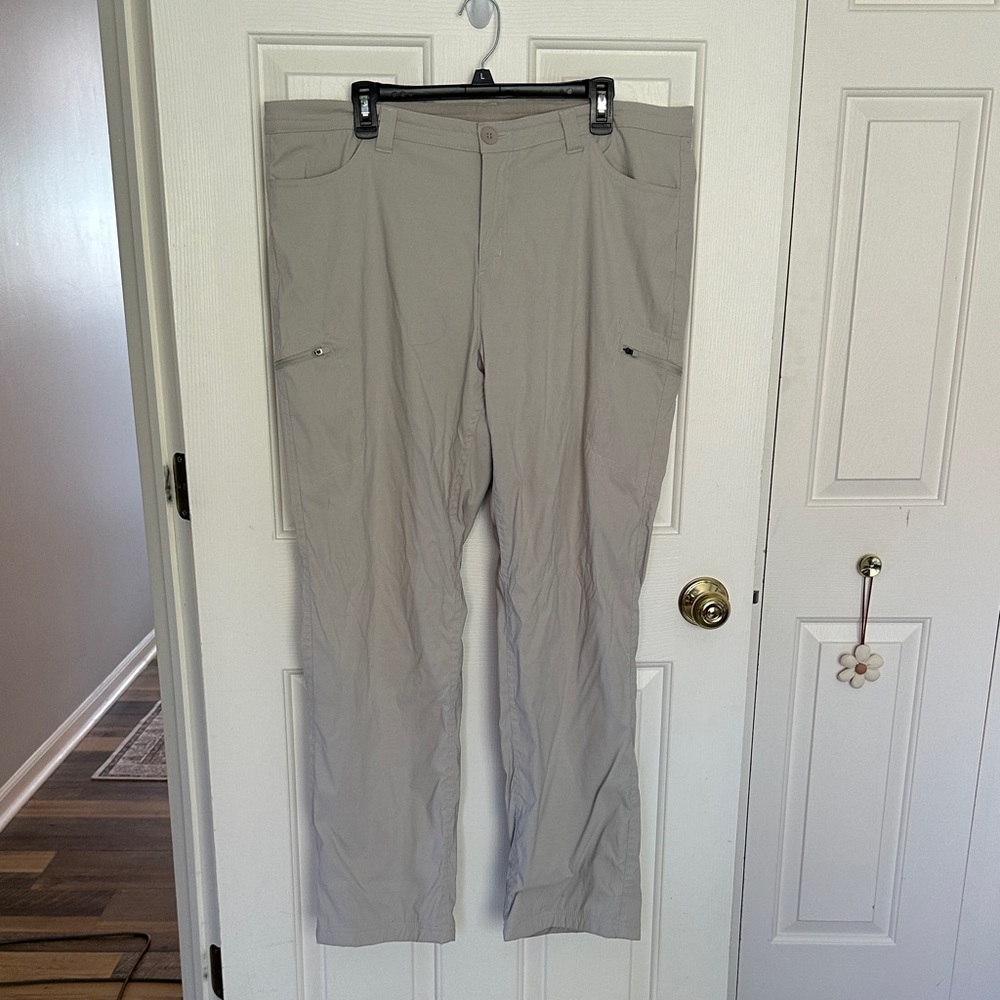 Eddie Bauer Women's Gray Fleece Lined Waterproof Pants